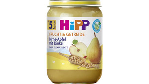 HiPP Frucht & Getreide - Birne in Apfel mit Dinkel