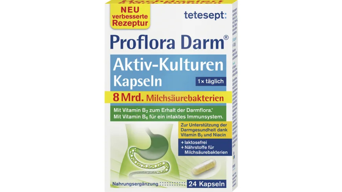 Bild 1 von tetesept Proflora Darm Aktiv-Kulturen Kapseln 24 Stück