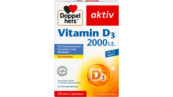 Bild 1 von Doppelherz Vitamin D3 2000 I.E.