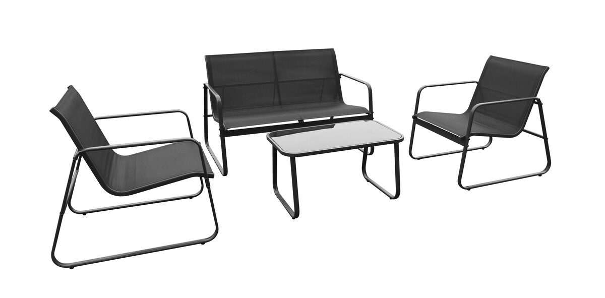 Bild 2 von Powertec Garden Garten-Set 4-tlg. schwarz