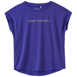 Mädchen Sport-T-Shirt mit Print DUNKELLILA