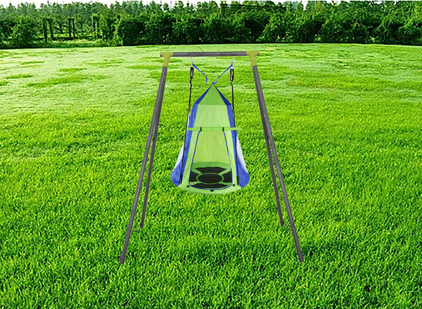 Bild 2 von HC Garten & Freizeit Kinder Nestschaukel inkl. Zelt Ø 100 cm