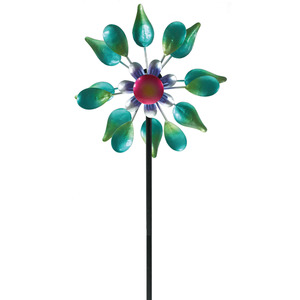 Giardessa Doppel- Windspiel Blume mehfarbig