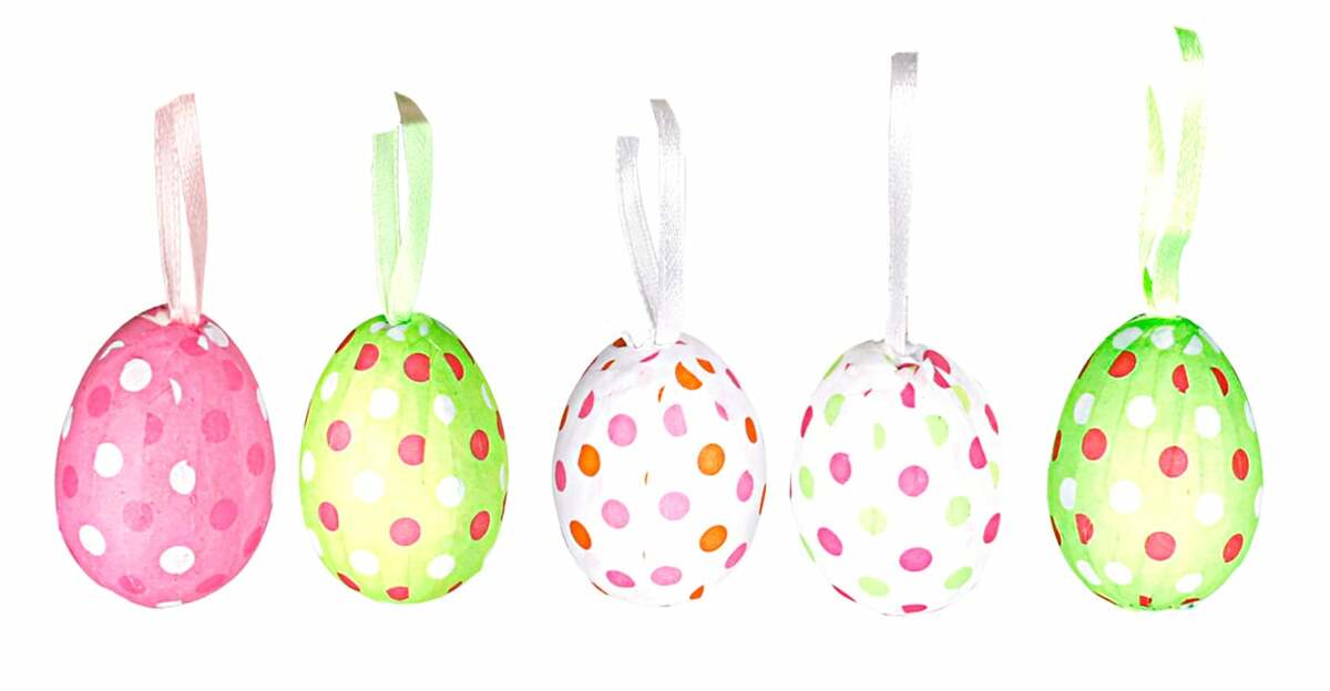 Bild 1 von Pappmaché Ostereier 18 Stück