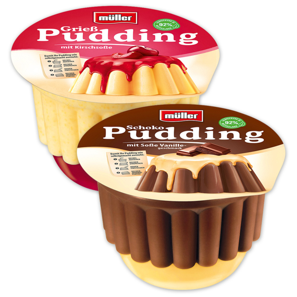 Bild 1 von Müller Pudding mit Soße