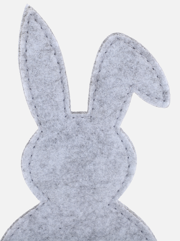 Bild 3 von Deko Hasenfiguer aus Filz, 22x13x5cm
                 
                                                        Grau