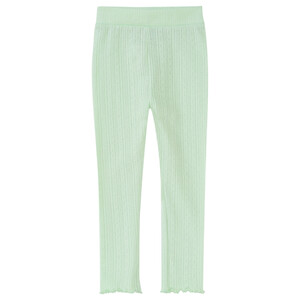 Baby Leggings mit Ajour-Muster MINT