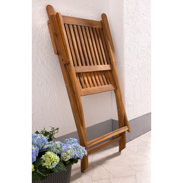 Bild 4 von HC Garten & Freizeit Gartenstuhl Sydney 2er-Set Akazie FSC®-zertifiziert