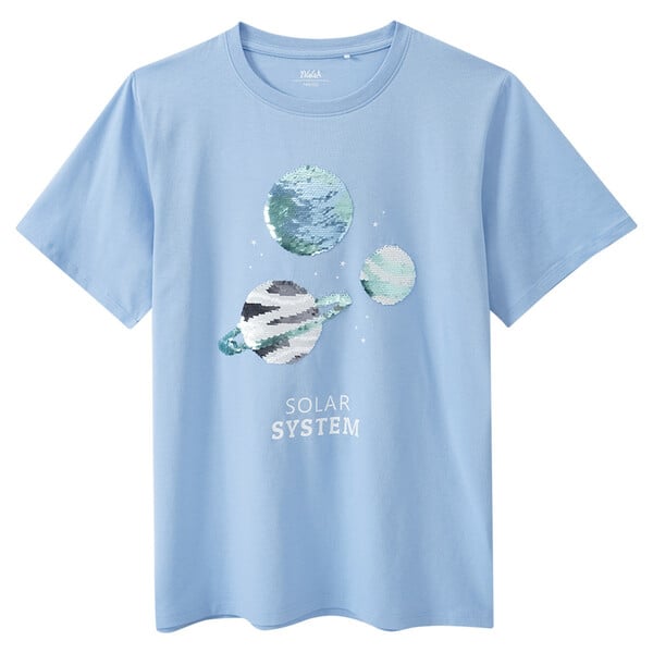 Bild 1 von Jungen T-Shirt mit Wendepailletten HELLBLAU