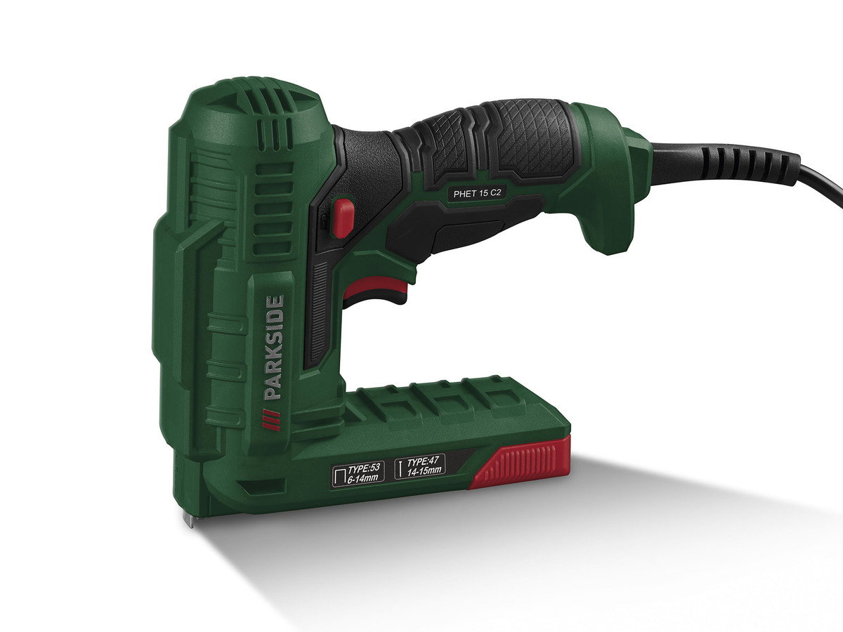 Bild 1 von PARKSIDE® Elektrotacker und -nagler »PHET 15 C2«, 70 W, leicht und kompakt
