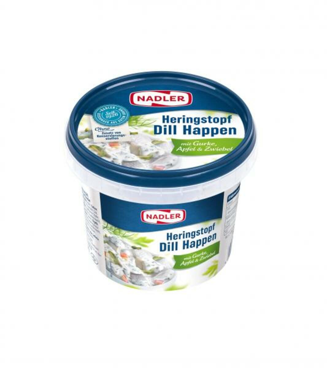 Bild 1 von Nadler Heringstopf Dillhappen mit Gurke, Apfel & Zwiebel