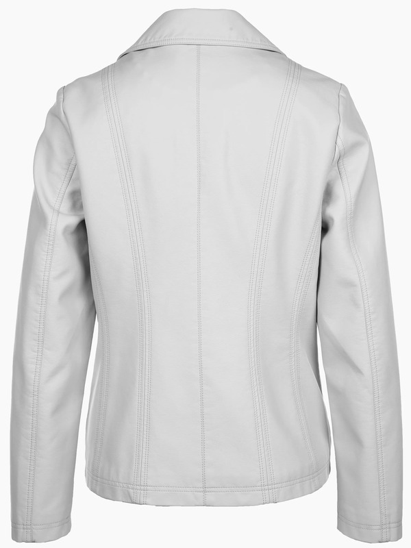 Bild 2 von Damen Bikerjacke in Kunstleder
                 
                                                        Weiß