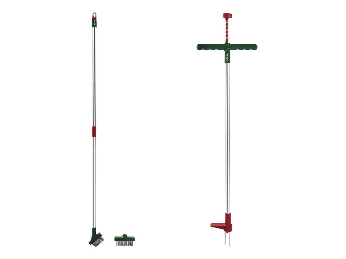 Bild 1 von PARKSIDE® Unkrautbürsten-Set / Unkrautstecher
