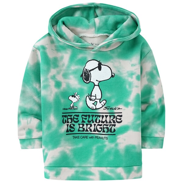 Bild 1 von Peanuts Hoodie im Tie Dye Look GRÜN / HELLBEIGE