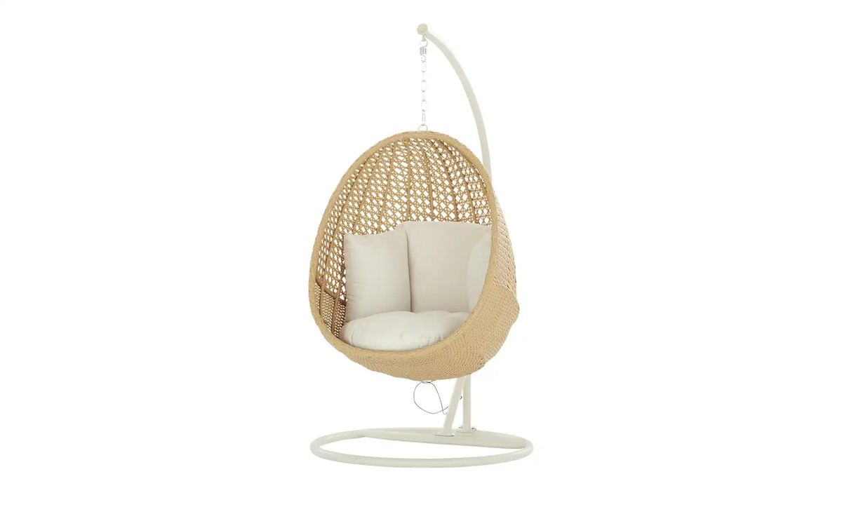Bild 1 von a casa mia Hängesessel  Tahiti beige Maße (cm): H: 191  Ø: [101.0] Garten