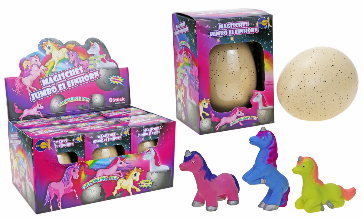 Bild 1 von Magisches Jumbo Wunder-Ei 'Einhorn'