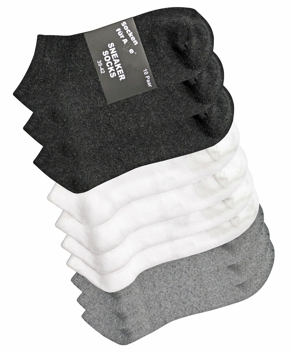 Bild 1 von Damen- oder Herren-Sneaker-Socken