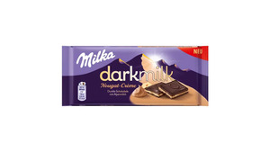 Milka Schokoladentafel Dark Milk Nougat-Crème