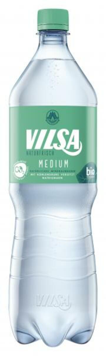 Bild 1 von Vilsa Naturfrisch Mineralwasser medium PET (Einweg)