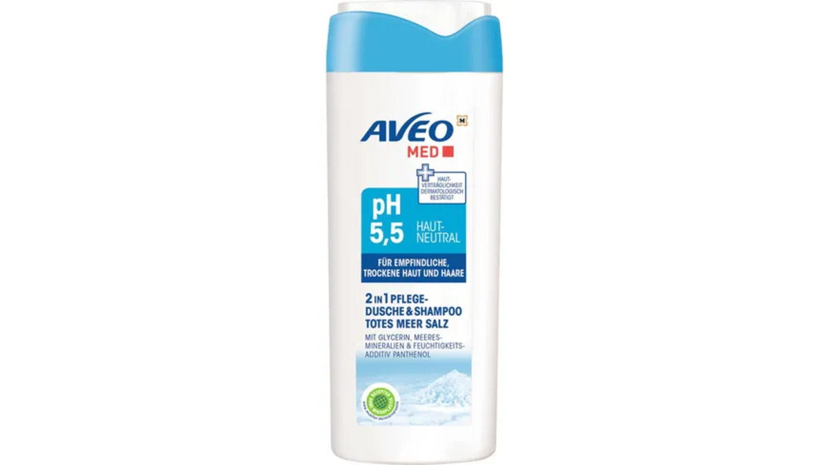 Bild 1 von AVEO MED PH 2in1 Dusche & Shampoo Totes Meersalz