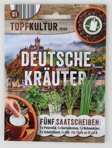 Saatscheiben 'Deutsche Kräuter'