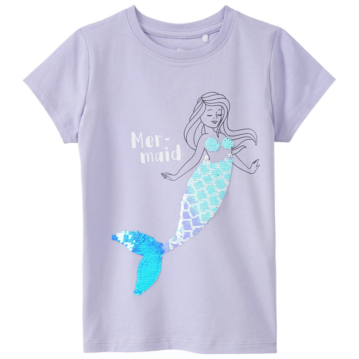 Bild 1 von Mädchen T-Shirt mit Wendepailletten FLIEDER