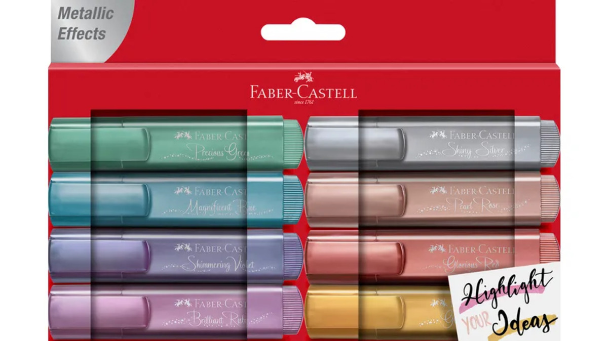 Bild 1 von FABER-CASTELL Textmarker 46 Metallic 8er Etui