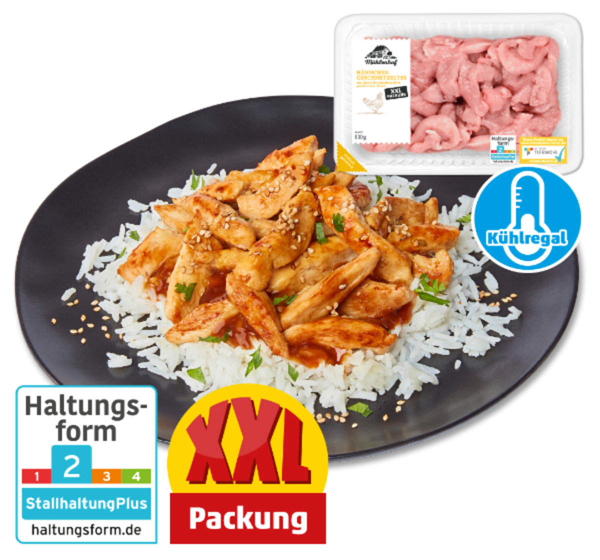 Bild 1 von MÜHLENHOF Frisches Hähnchen-Geschnetzeltes*