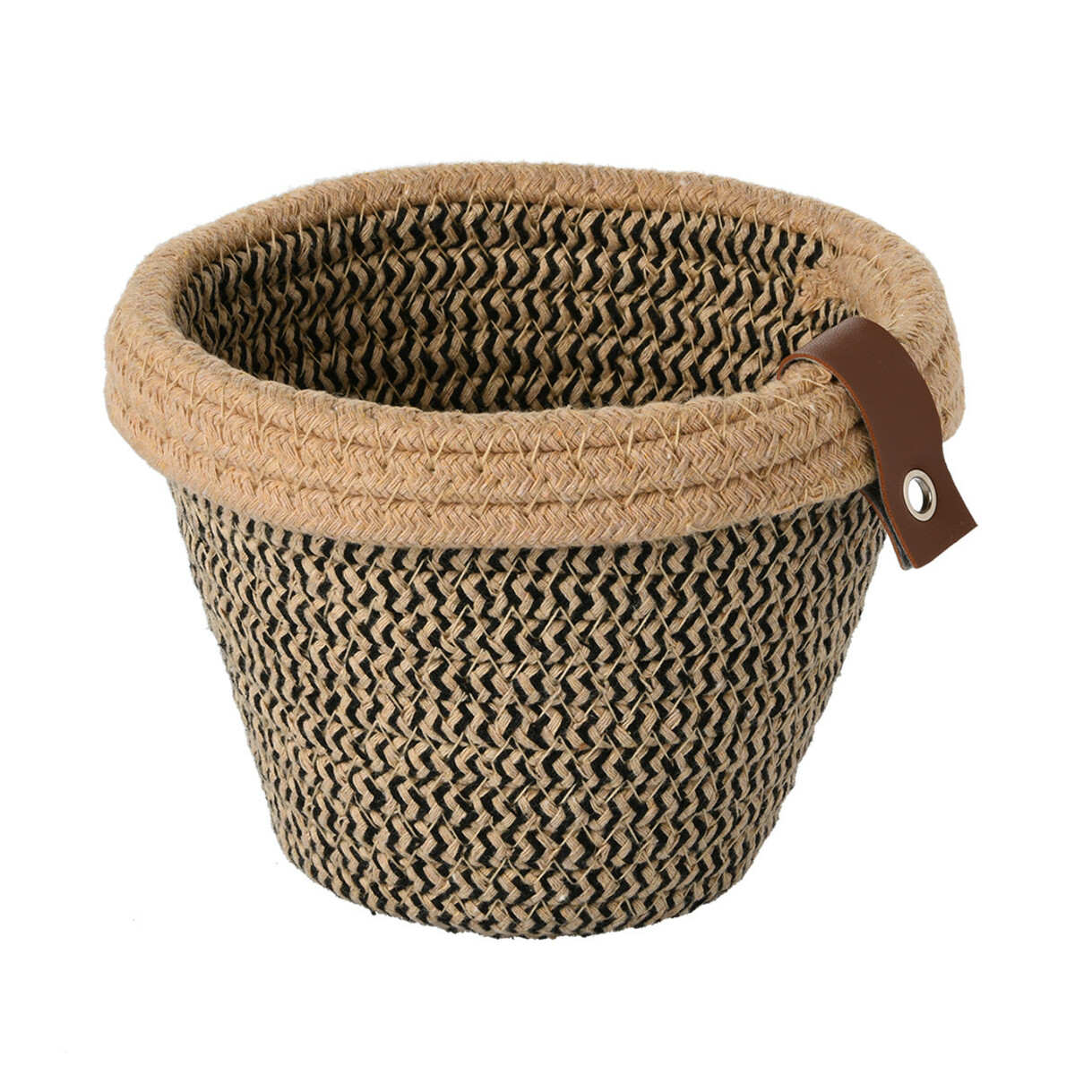 Bild 1 von Kleiner Aufbewahrungskorb mit Umschlag SCHWARZ / BEIGE