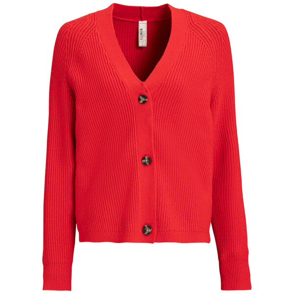 Bild 1 von Damen Strickjacke mit V-Ausschnitt ROT