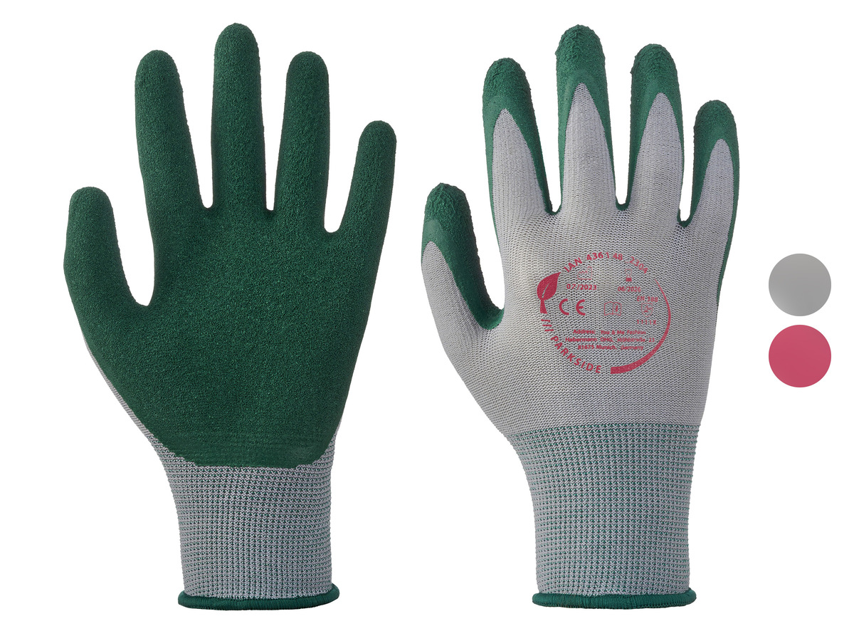 Bild 1 von PARKSIDE® Gartenhandschuhe mit rutschhemmender Latexbeschichtung