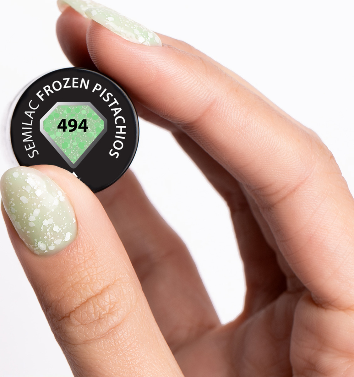 Bild 2 von Semilac UV Nagellack 494 Frozen Pistachios