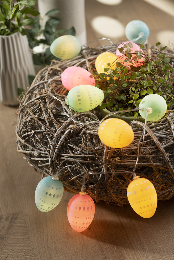 Bild 3 von IDEENWELT LED-Lichterkette mit Ostereiern