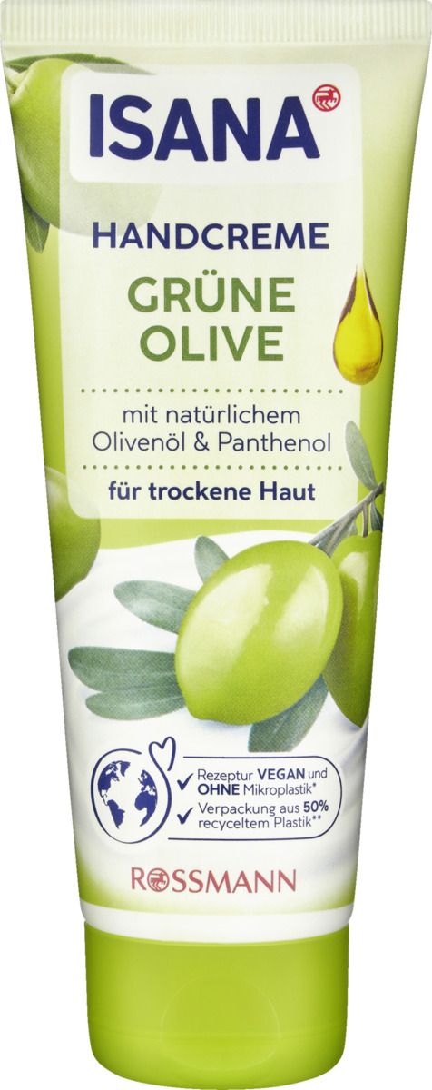 Bild 1 von ISANA Handcreme grüne Olive