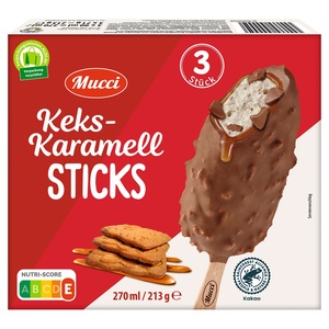 MUCCI Keks-Karamell-Sticks 270 ml
