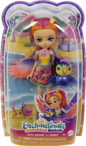 Mattel Enchantimals Sunshine Beach Trippi Toucan & Canopy