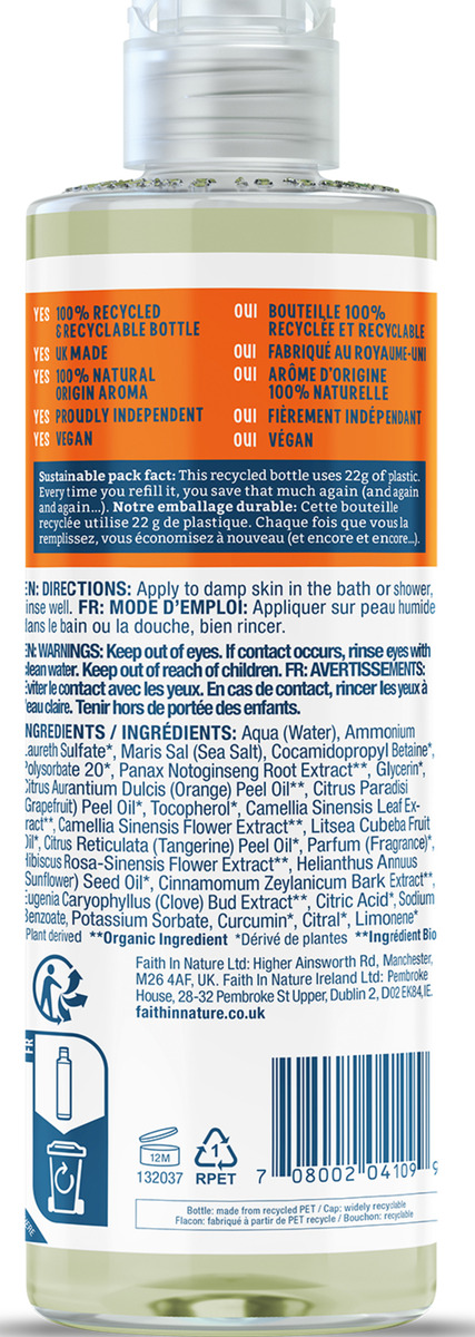 Bild 2 von Faith in Nature Duschgel & Schaumbad Grapefruit/Orange