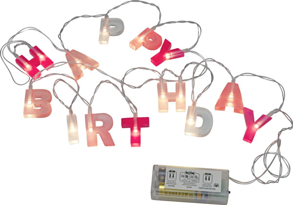Bild 4 von RUBIN LICHT LED-Lichterkette Happy Birthday