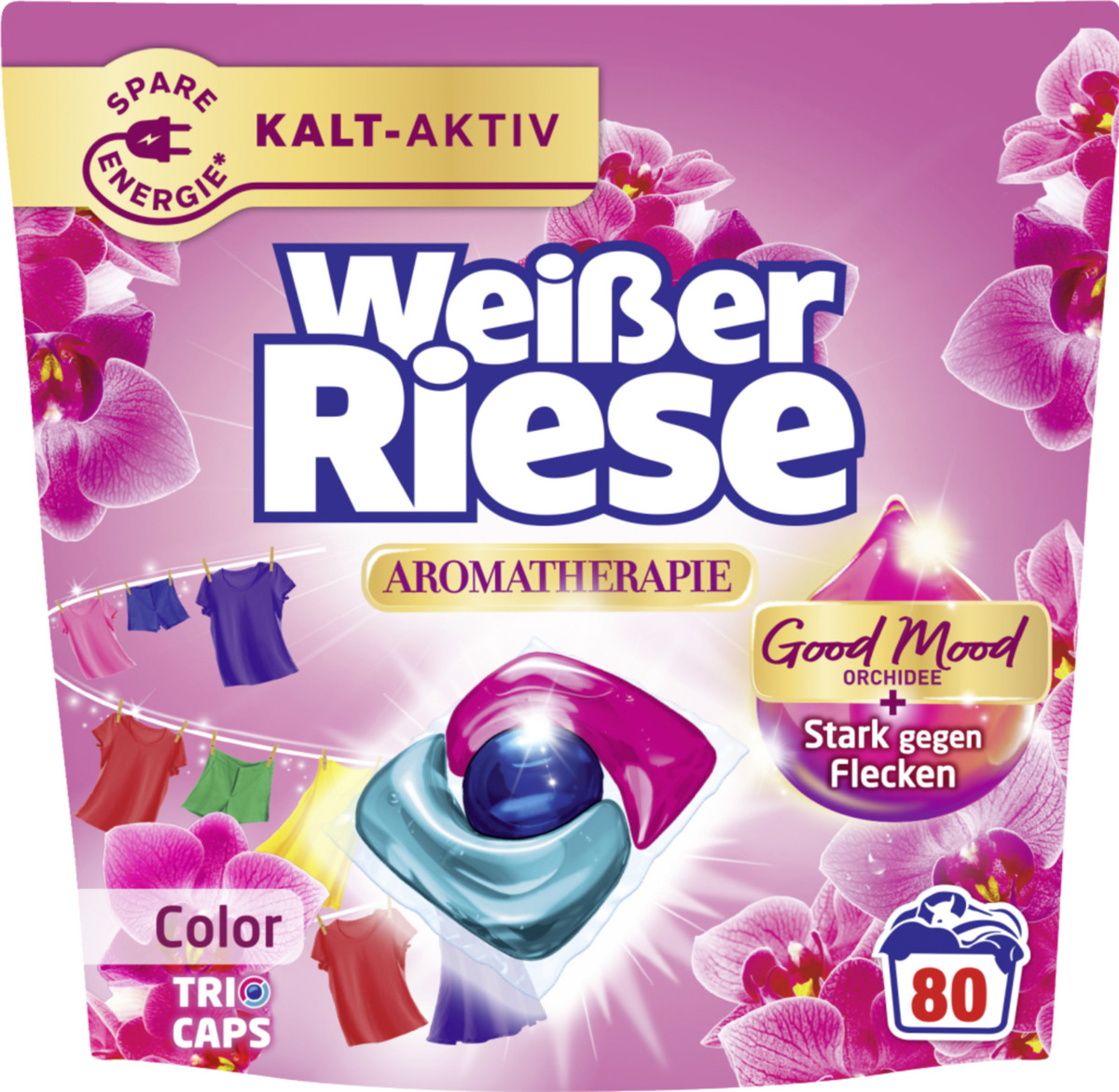 Bild 1 von Weißer Riese Trio-Caps Color Orchidee Aromatherapie Good Mood 80WL