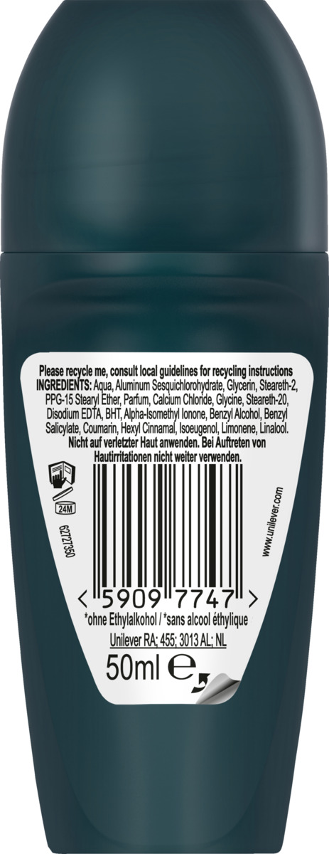 Bild 2 von Rexona Men Nonstop Protection Roll-On Anti-Transpirant Invisible Ice