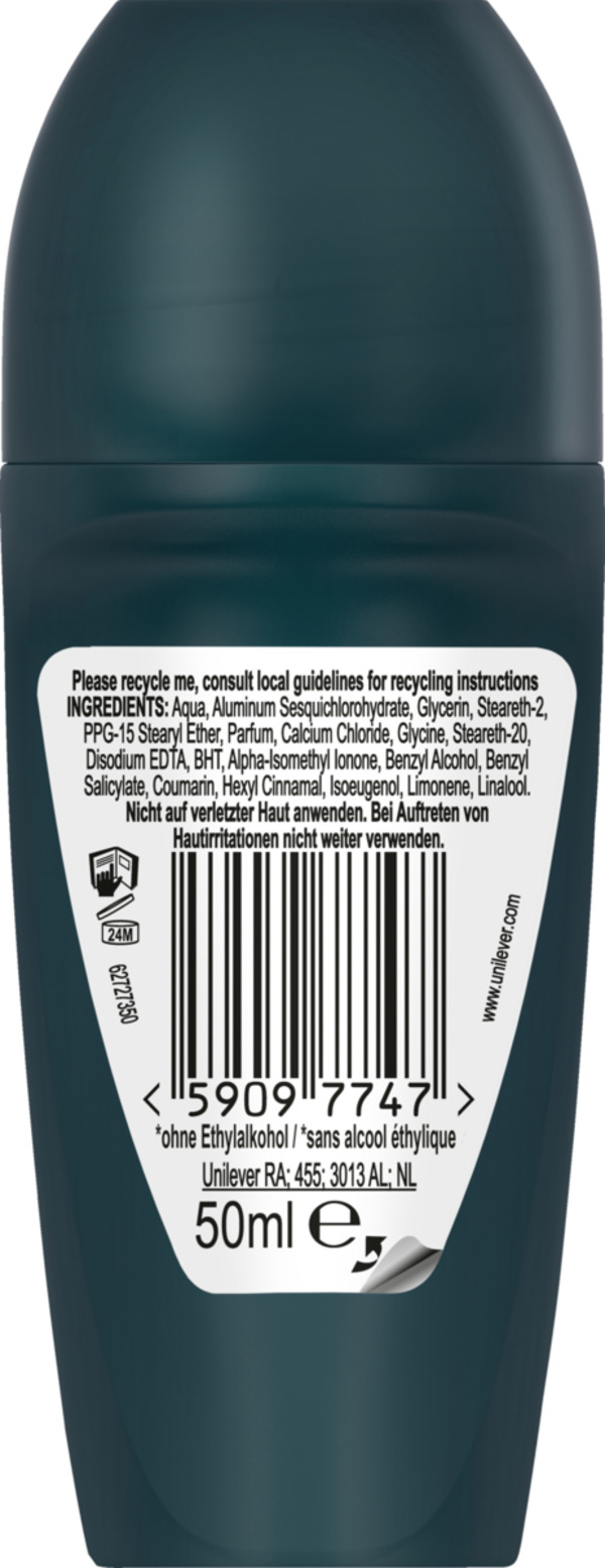 Bild 2 von Rexona Men Nonstop Protection Roll-On Anti-Transpirant Invisible Ice