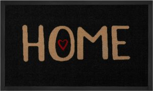 Fußmatte »Lovely Home«, HANSE Home, rechteckig, Höhe 5 mm, Schmutzfangmatte, mit Spruch, In- und Outdoor geeignet, waschbar