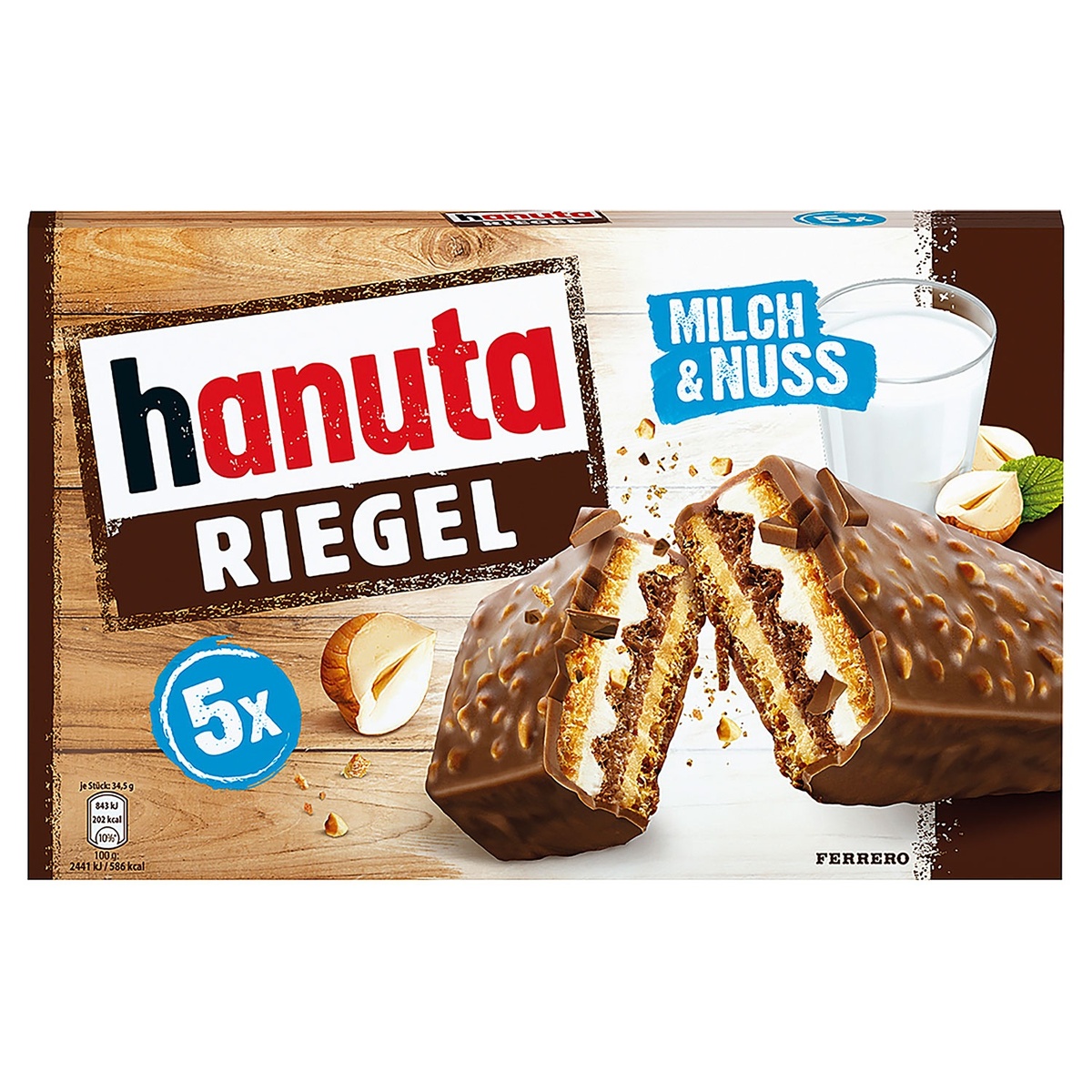 Bild 1 von FERRERO®  Hanuta-Riegel 172,5 g