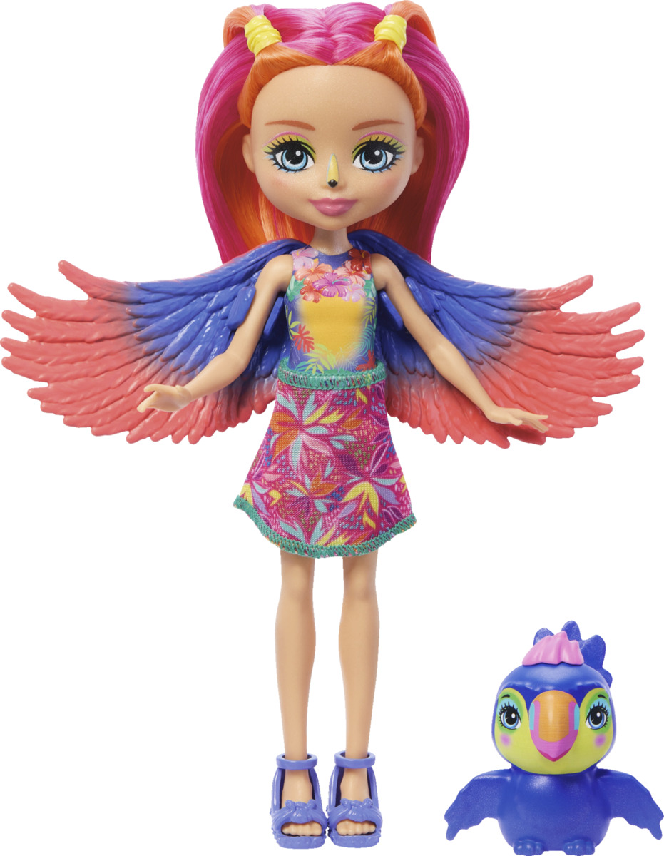 Bild 2 von Mattel Enchantimals Sunshine Beach Trippi Toucan & Canopy