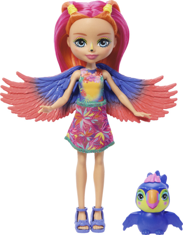 Bild 2 von Mattel Enchantimals Sunshine Beach Trippi Toucan & Canopy