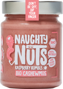 Naughty Nuts Bio Cashewmus Raspberry