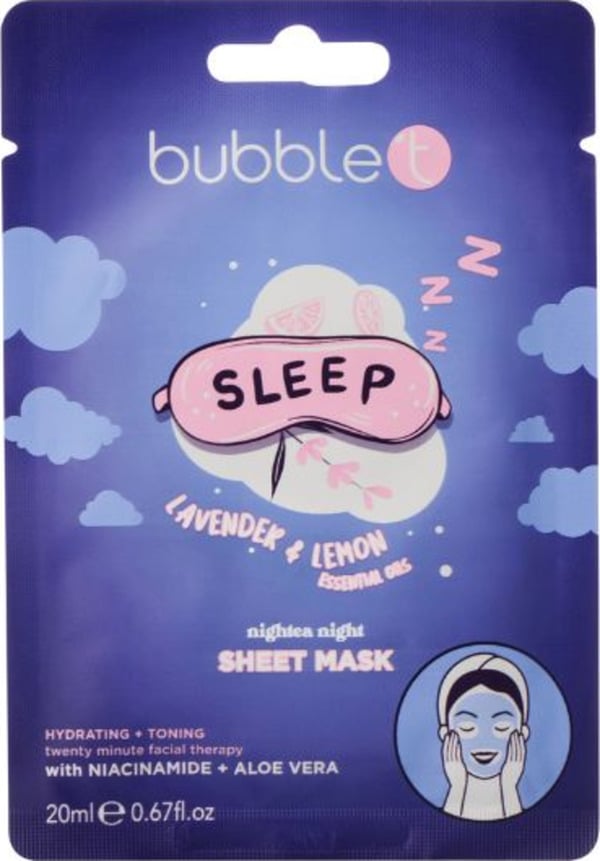 Bild 1 von bubble t Gesichtstuchmaske Lavender & Lemon