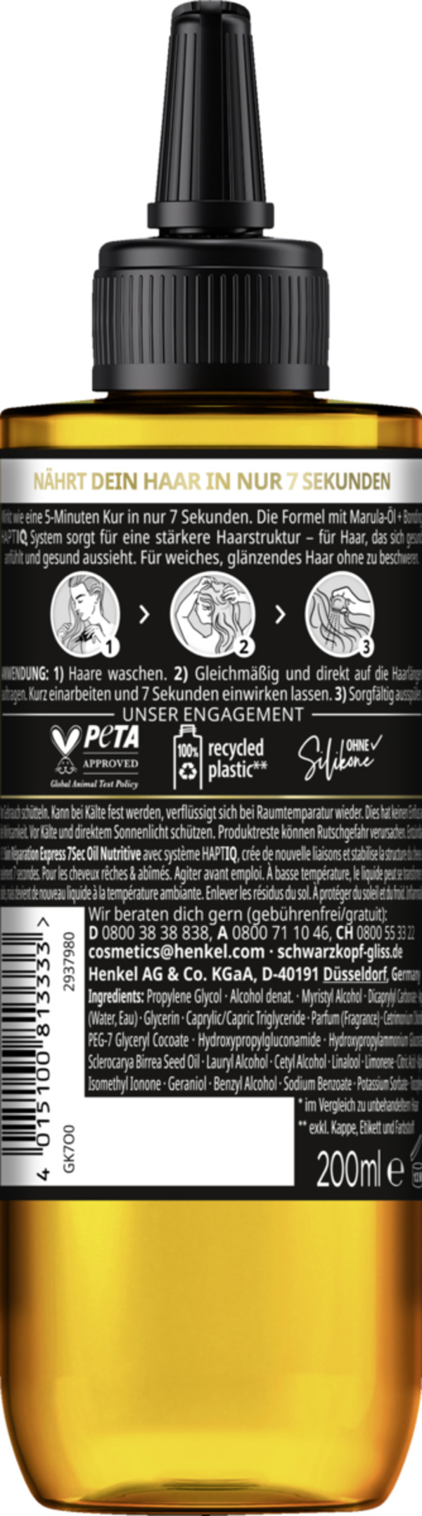 Bild 2 von Gliss 7Sec Express-Repair-Kur Oil Nutritive