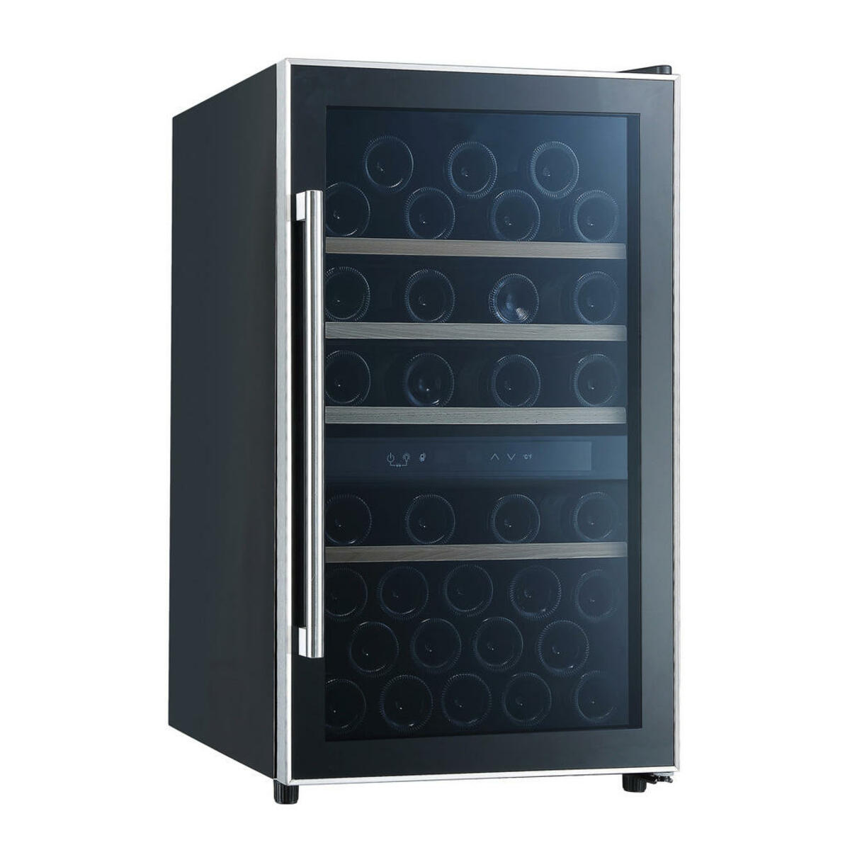 Bild 1 von Respekta Weinkühlschrank WKS49 schwarz B/H/T: ca. 48x85,5x57,5 cm