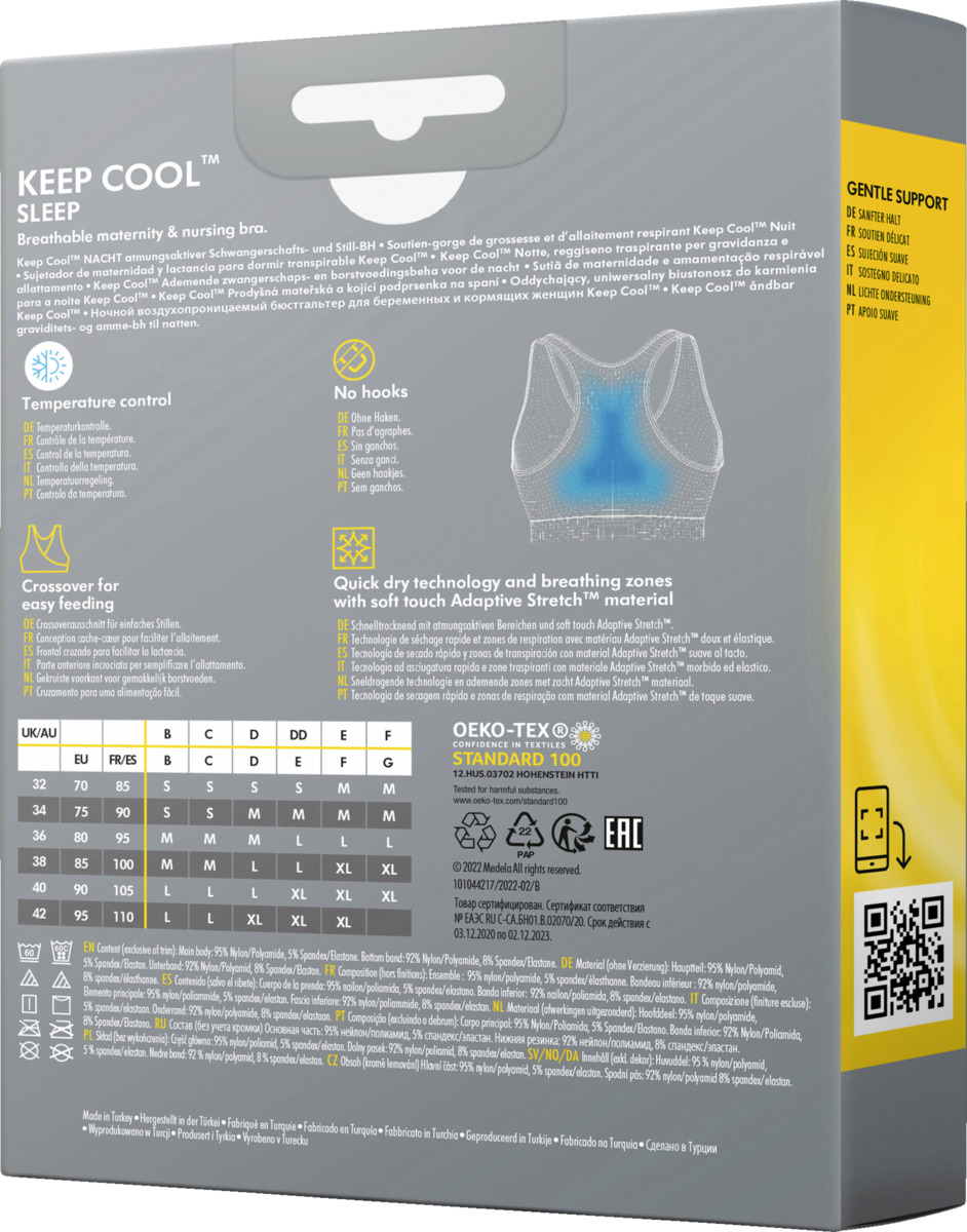 Bild 1 von medela Schlaf Bustier, weiß, Gr. L